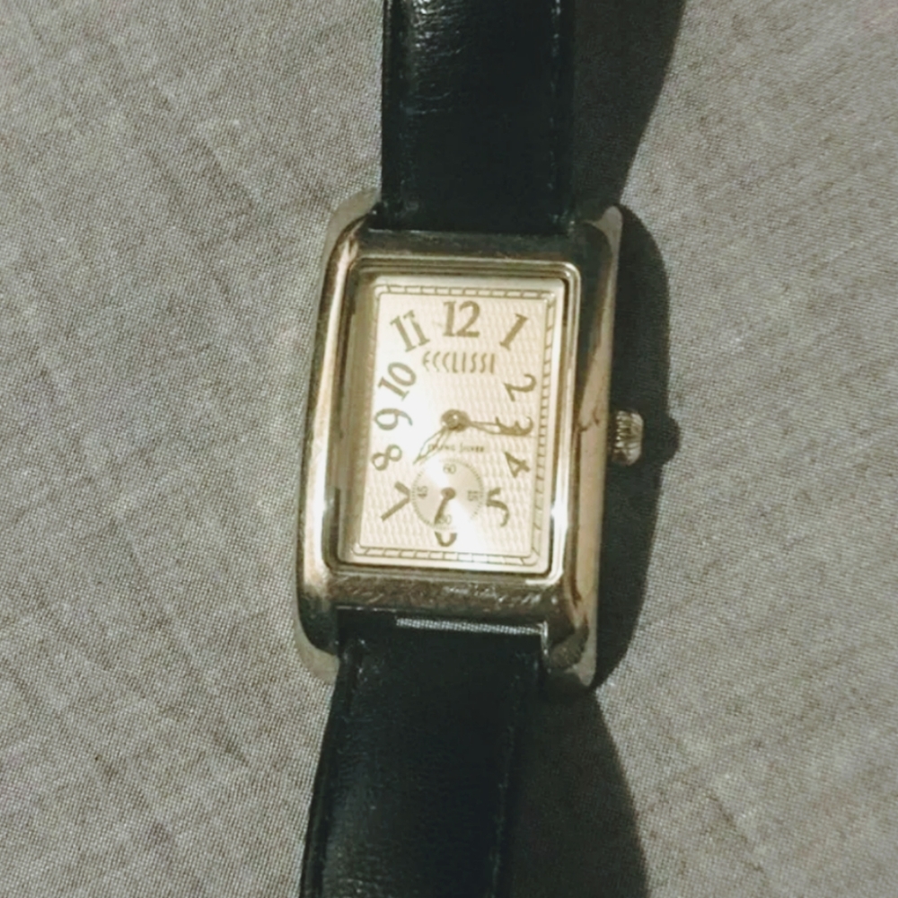 Ecclisse Sterling Silver Watch Original Band